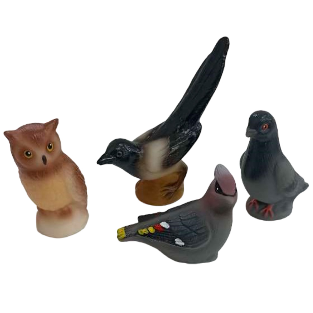 Набор резиновых игрушек Изучаем птиц. Коллекция 4 В4316.