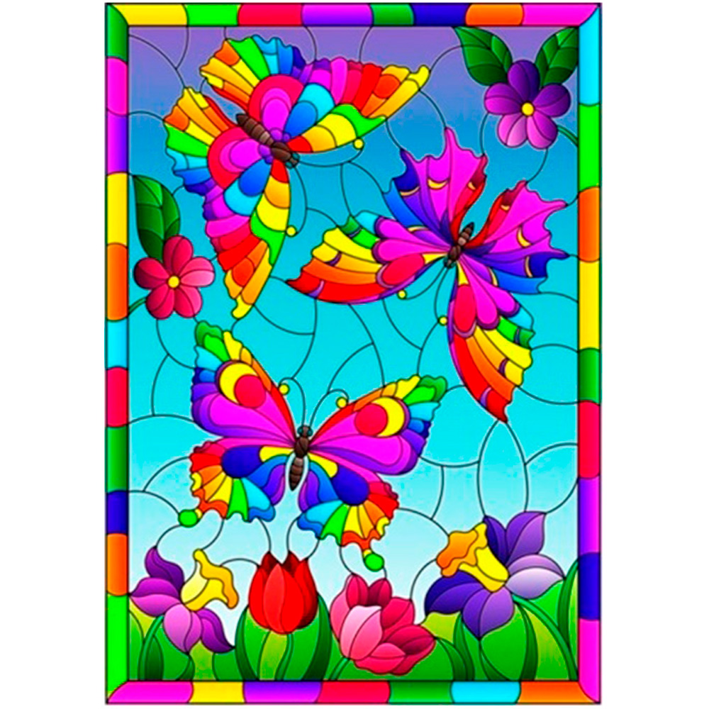 Набор для творчества Сказочные самоцветы Бабочки DT-1044-4