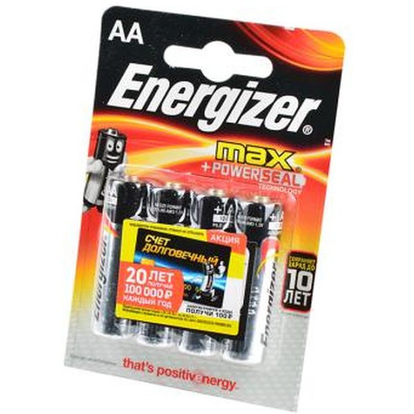 Элемент питания 28643 Energizer MAX POWER SEAL (4шт) LR6/316 BL4  /цена за упак/