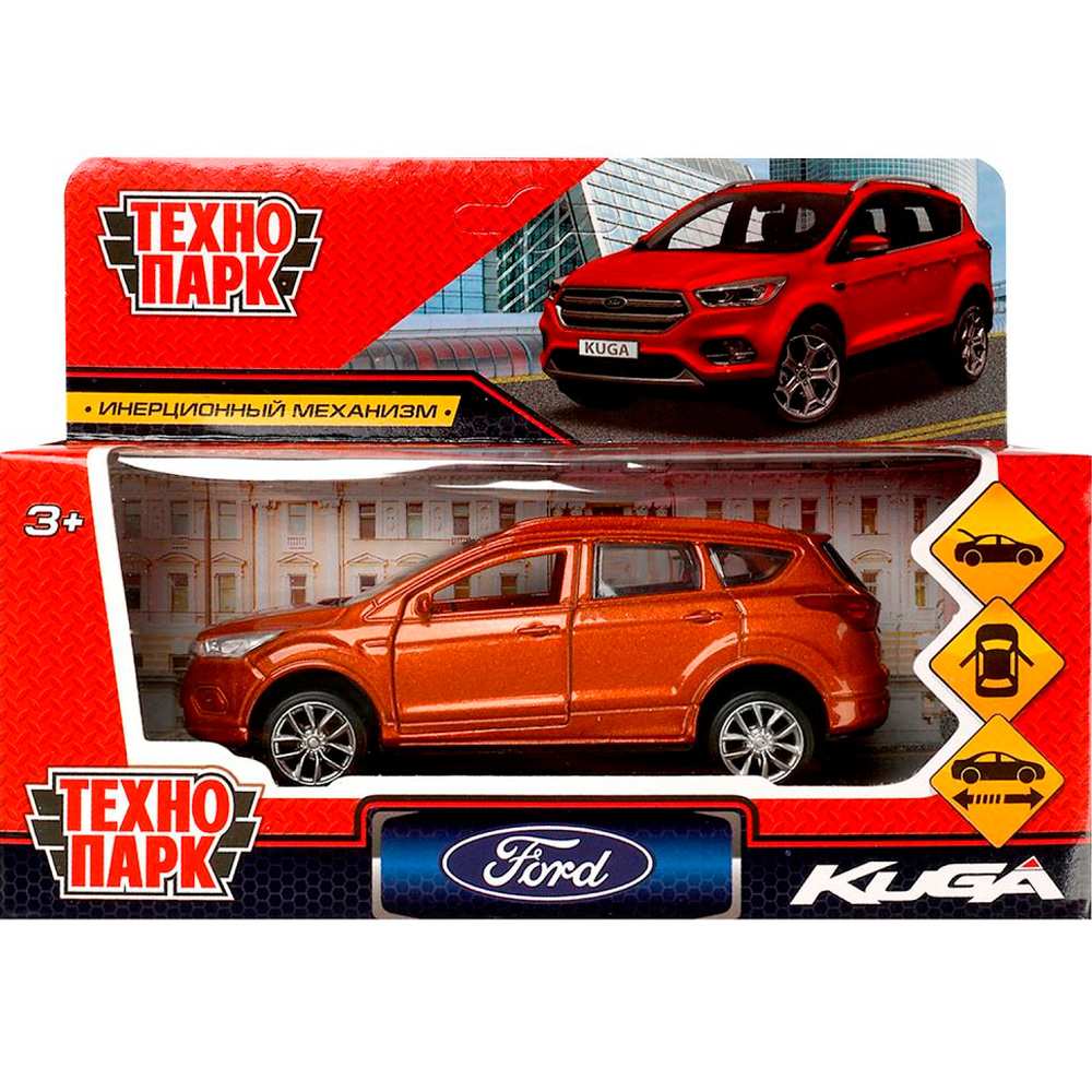 Модель KUGA-RD FORD KUGA золотой Технопарк  в коробке