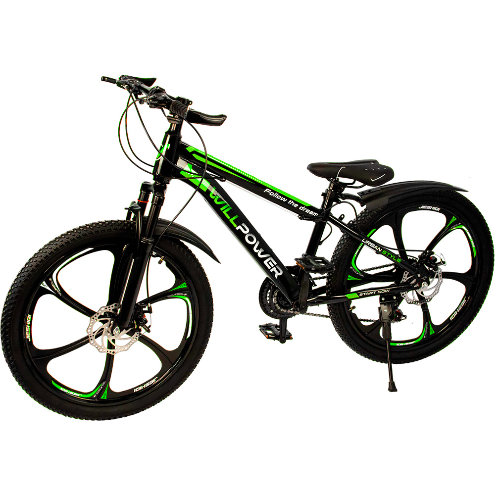 Велосипед 2-х 26" WILLPOWER зеленый FG23040114K-3