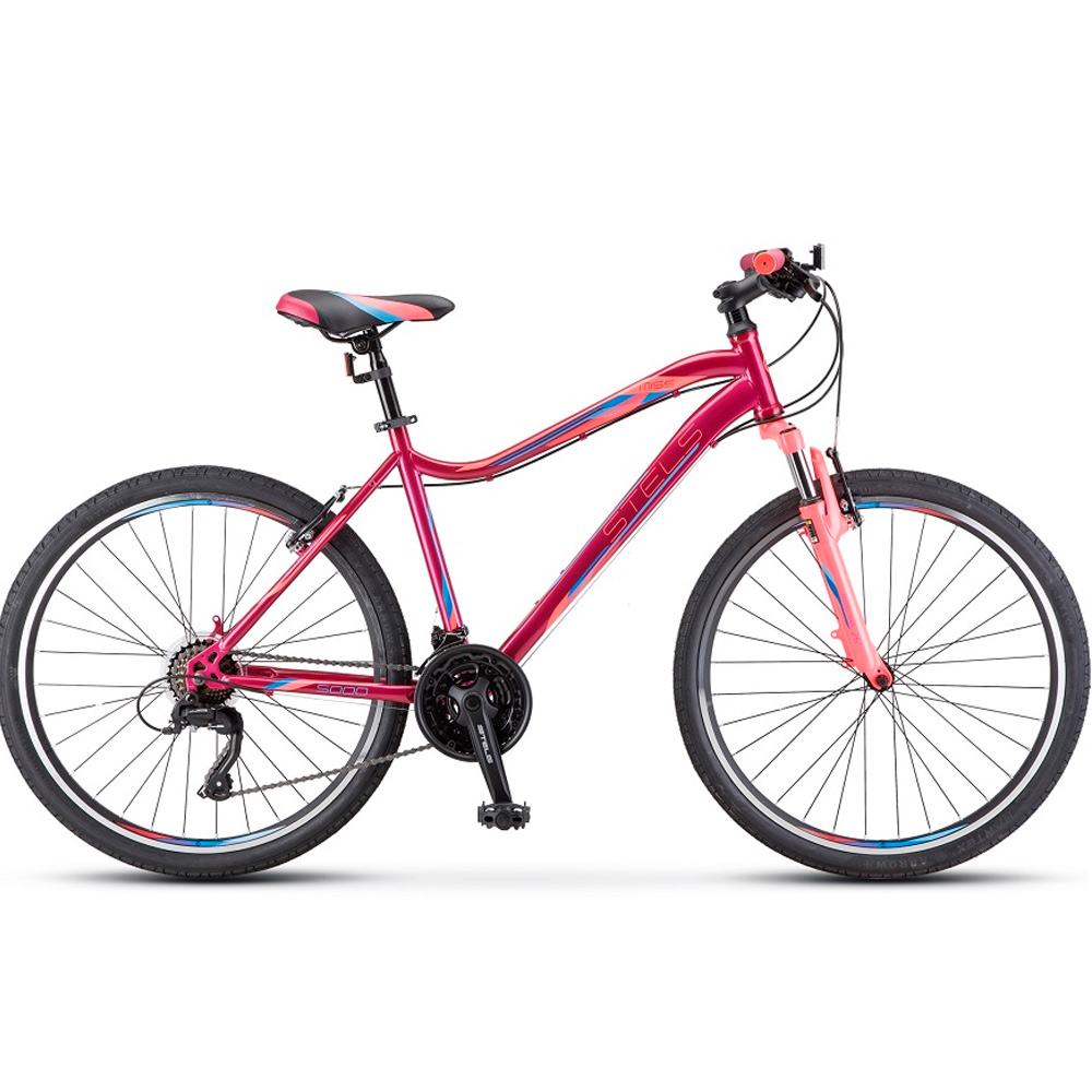 Велосипед 2-х 26” Miss-5000 V 18" Вишнёвый/розовый