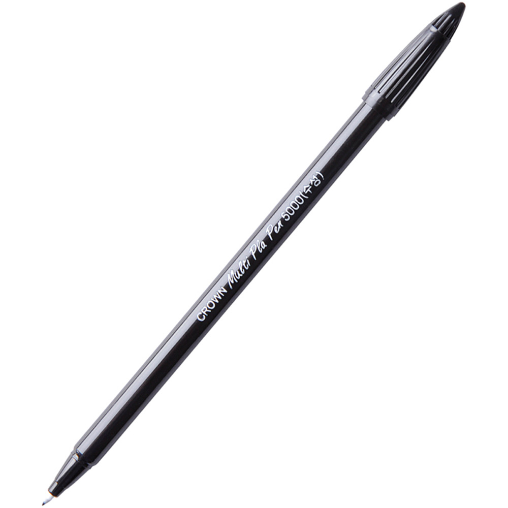 Ручка капиллярная Crown "MultiPla" черная, 0,3мм CMP-5000