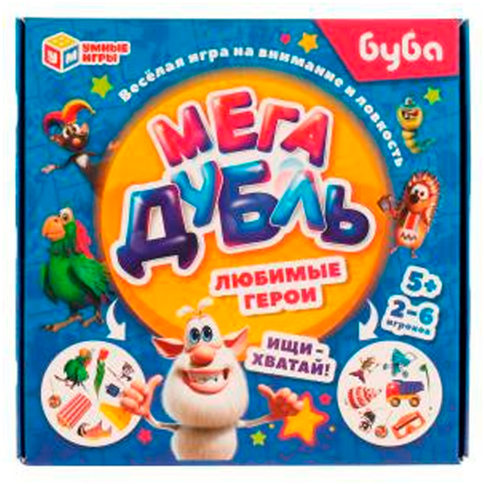 Игра Умка Любимые герои. Буба. МЕГА Дубль 4680107940681 /50/