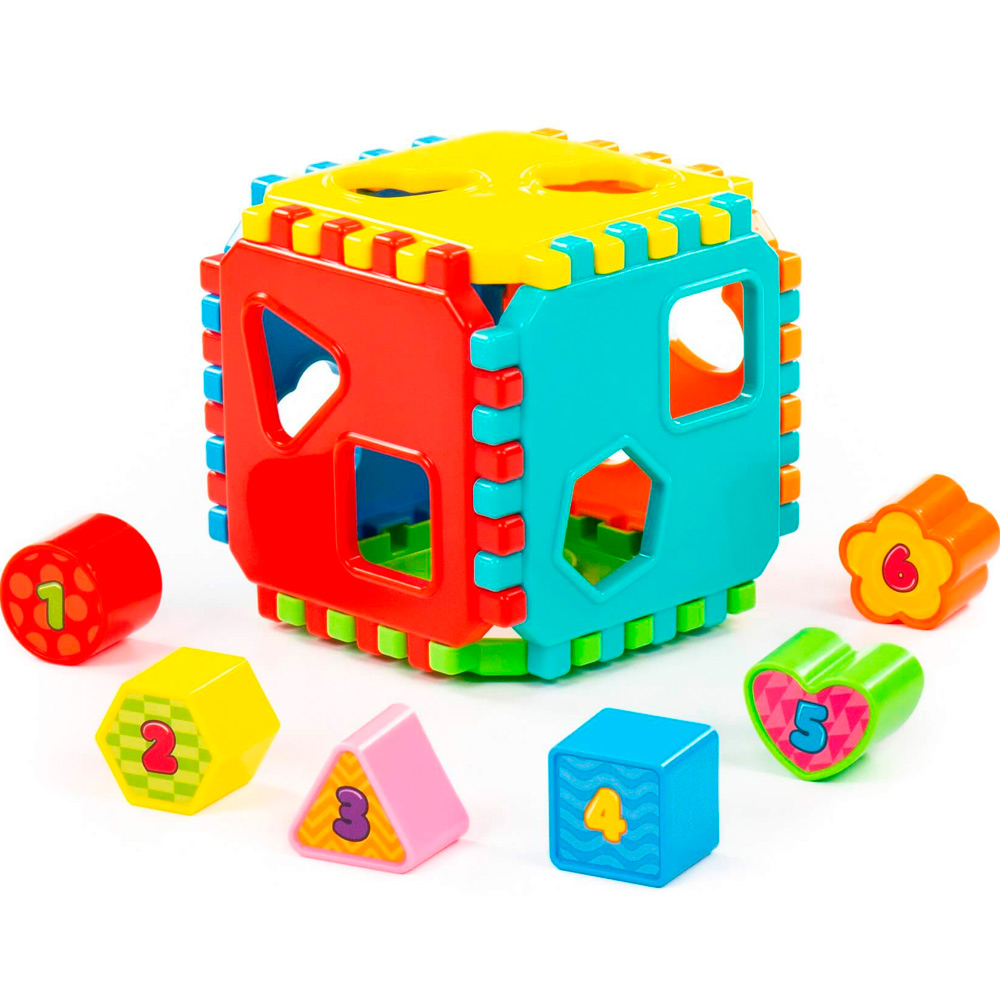 Логич. игрушка Куб (в сеточке) 91642 /П-Е/12/.