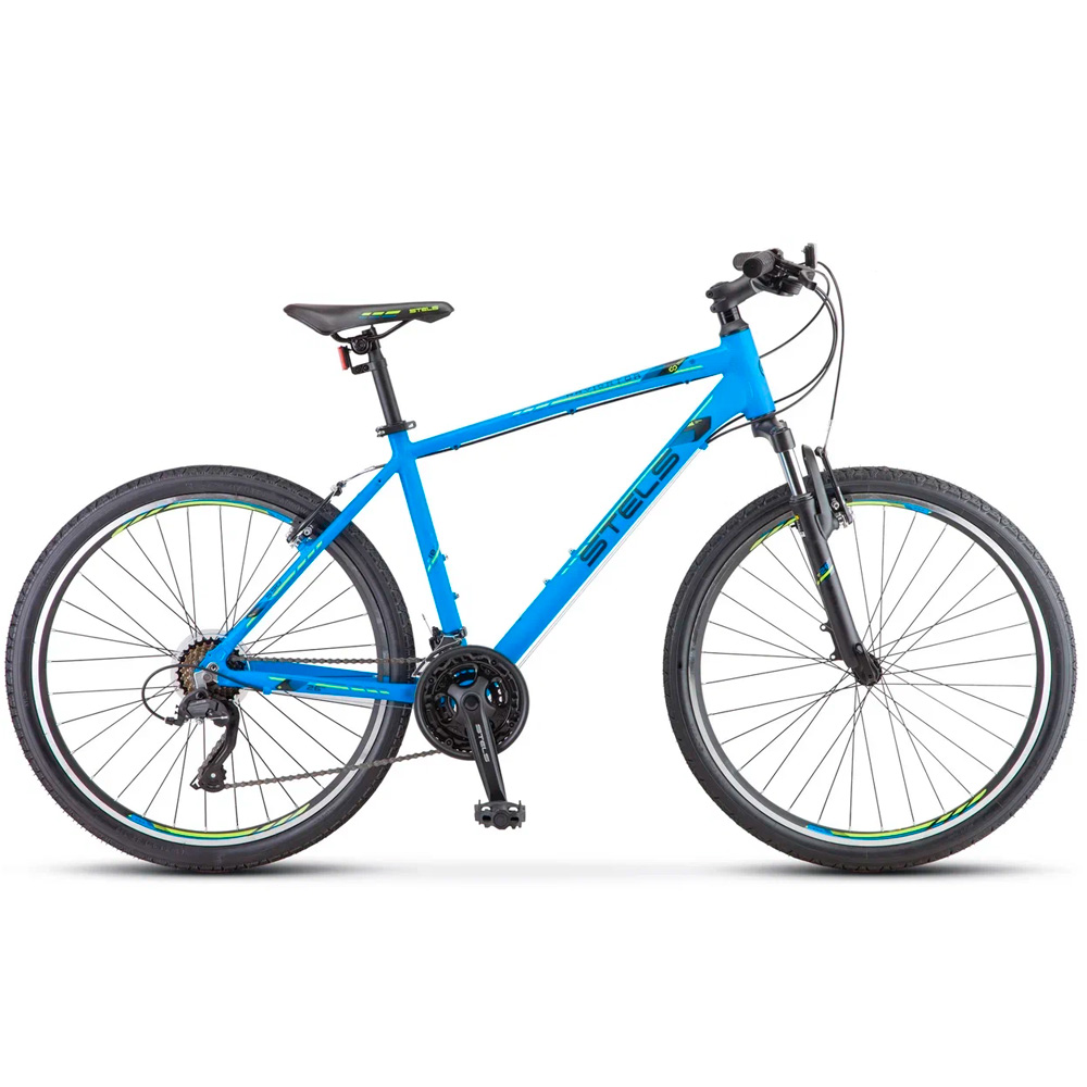 Велосипед двухколесный 26" Navigator-590 V 18" синий/салатовый K010 /STELS/