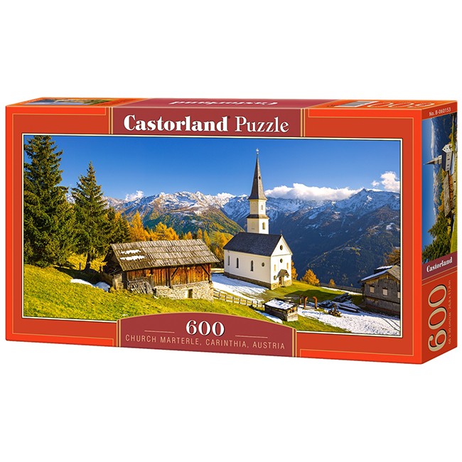 Пазл 600 Церковь в Альпах В-60153 Castor Land