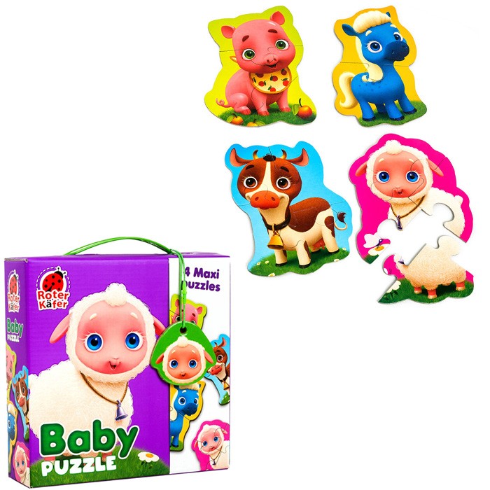 Пазл Baby puzzle MAXI "Ферма" RK1210-01 ROTER KAFER