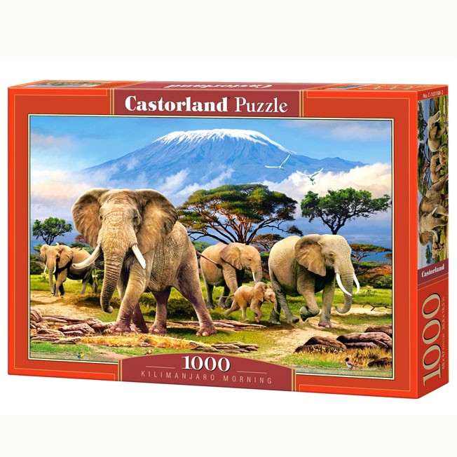 Пазл 1000 Слоны С-103188 Castor Land