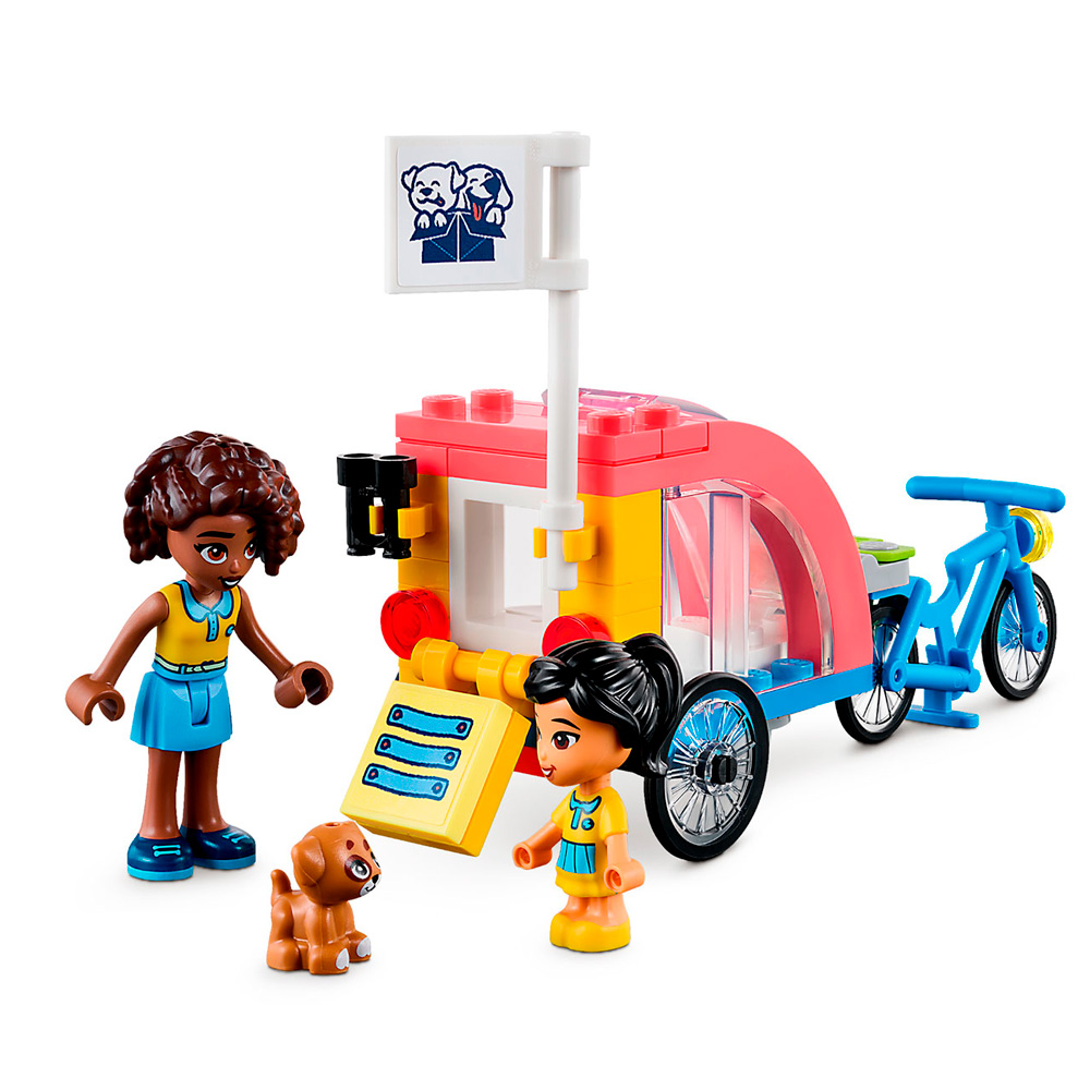 Конструктор LEGO FRIENDS "Спасательный велосипед для собак" 41738