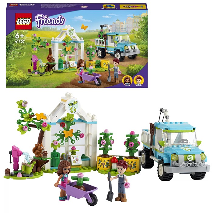 Констр-р LEGO 41707 Подружки Машина для посадки деревьев